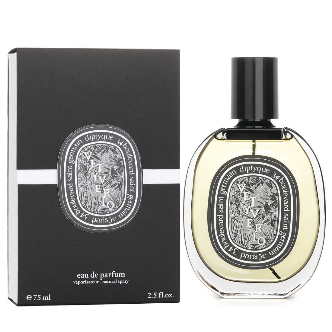 Diptyque Vetyverio Fresh Stock 75.0ml Eau de Parfum Bottle