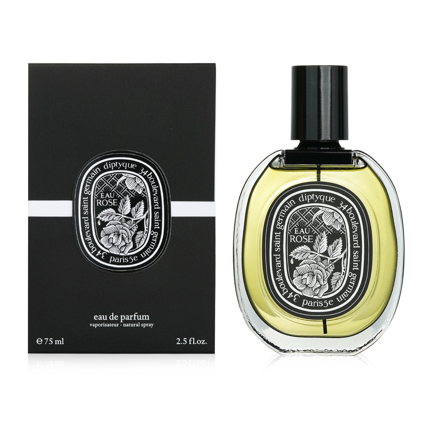 Diptyque Eau Rose Fresh Stock 75.0ml Eau de Parfum Bottle