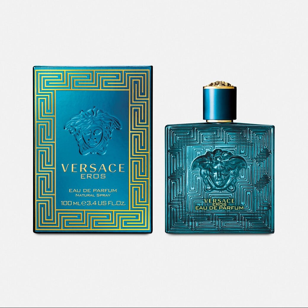 Yuvraj Singh - Versace Eros Men for Men Eau de Parfum Bottle