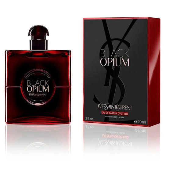 Yves Saint Laurent Black Opium EDP over Red - Vail Perfumes