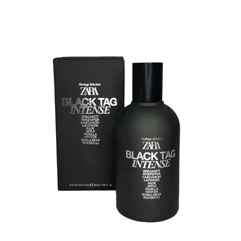 Zara black tag intense heritage selection - Vail Perfumes