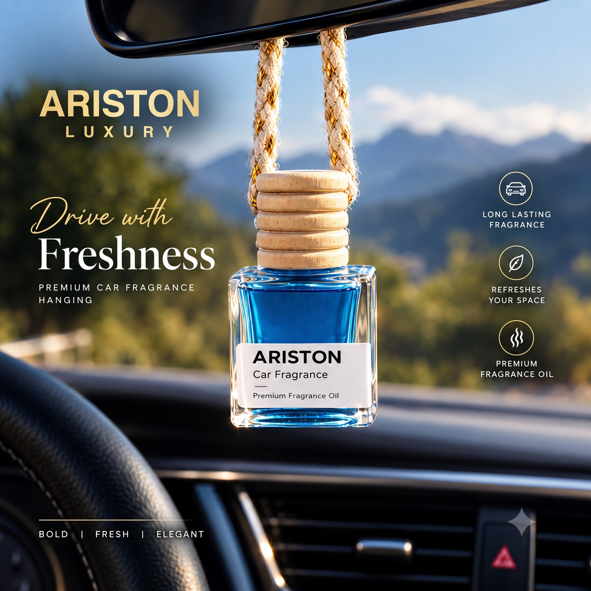 ARISTON Hanging Car Fragrance