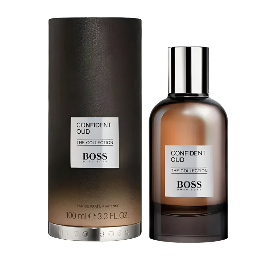 Hugo Boss Boss Confident Oud Eau De Parfum Intense For Men fresh stock - Vail Perfumes