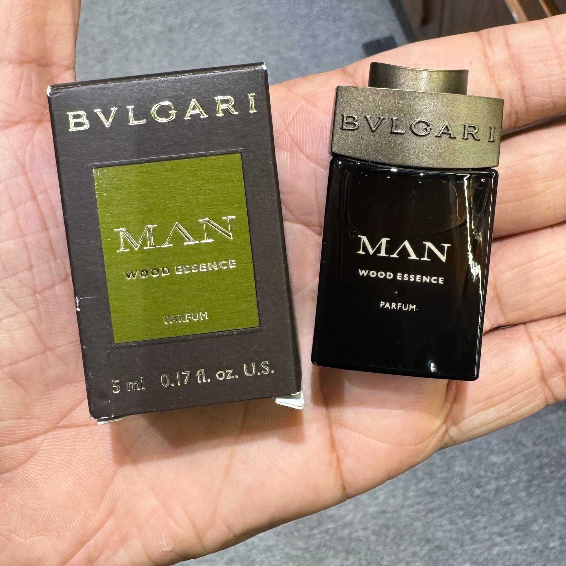 Bvlgari Man Wood Essence Parfum Miniature 5ML
