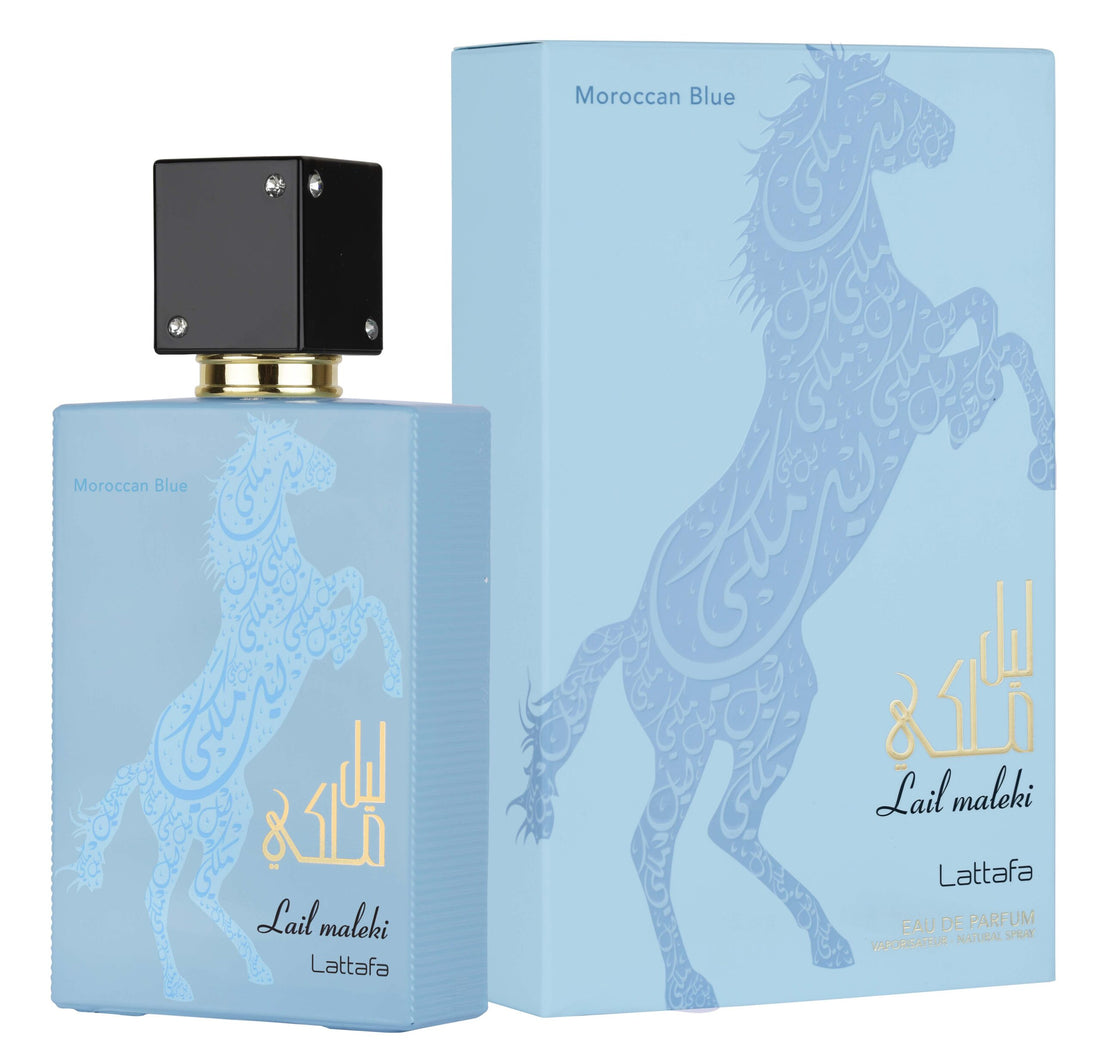 Lattafa Lail Maleki Moroccon Blue fresh stock