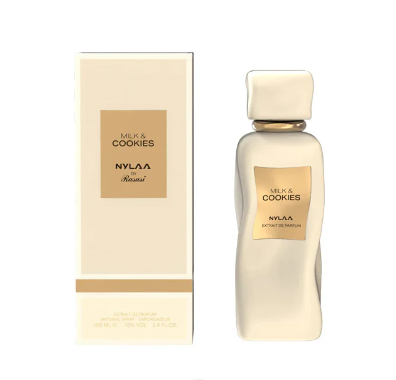RASASI Nylaa Milk &amp; Cookies Fresh Stock 100.0ml Parfum Bottle