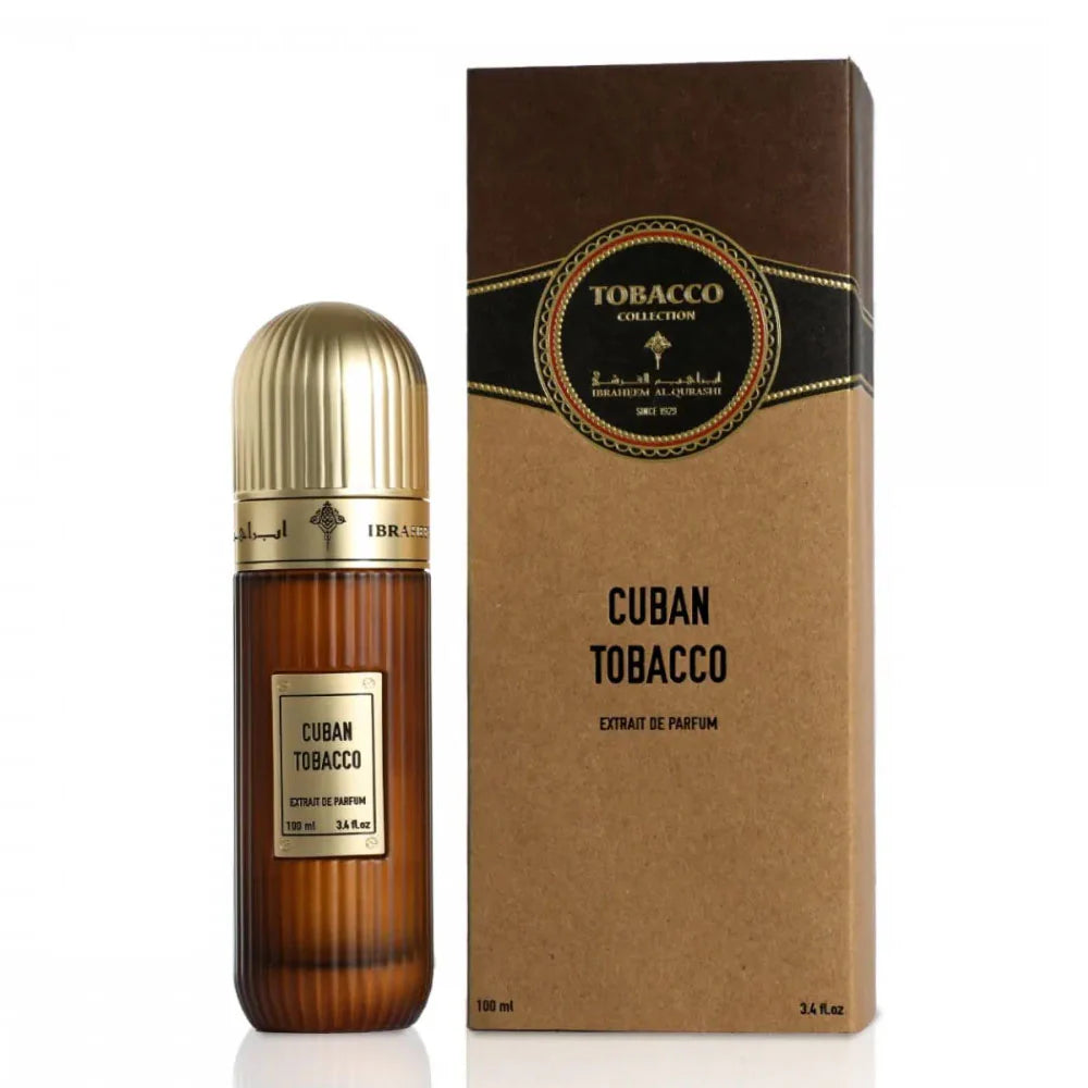 Ibraheem Al Qurashi Cuban Tobacco Fresh Stock 100.0ml Parfum Bottle