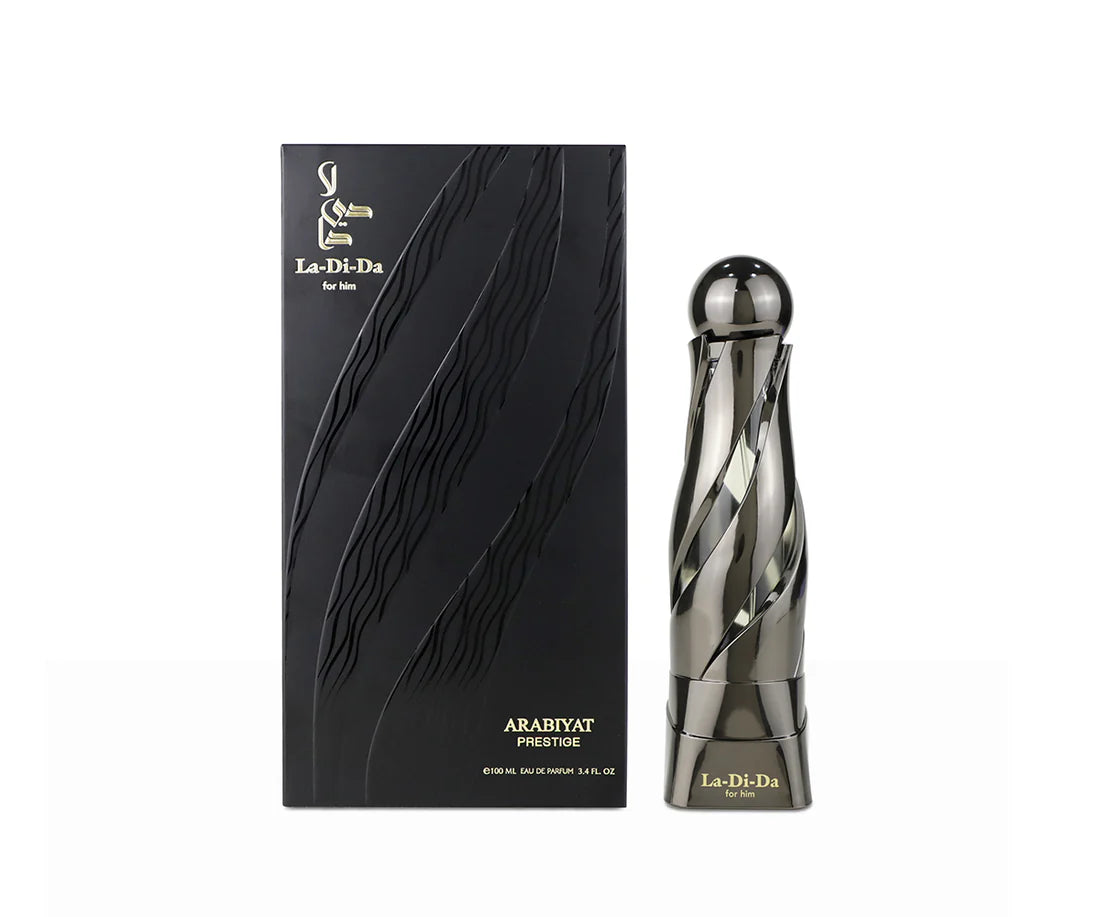 Arabiyat Prestige La Di Da For Him fresh stock 100.0ml Eau de Parfum Bottle