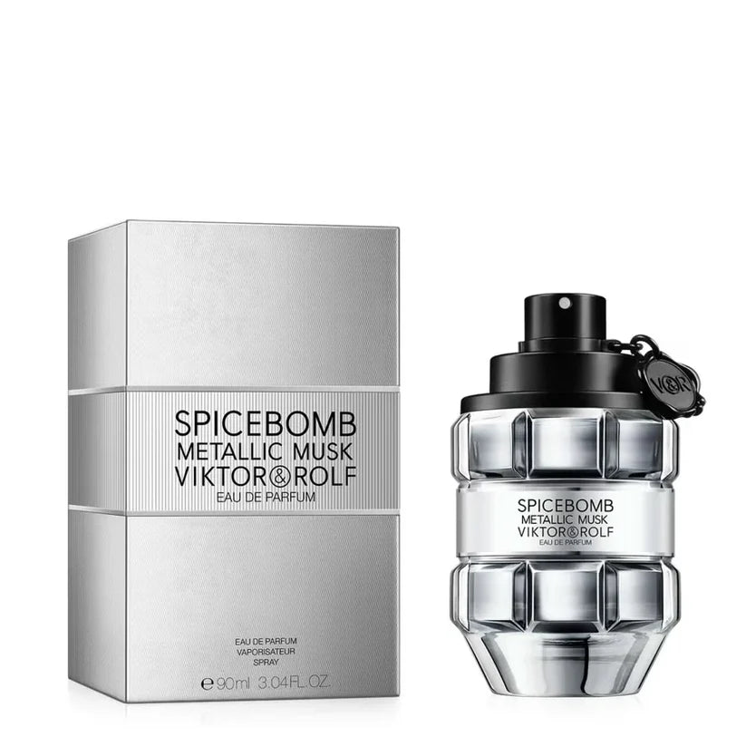 Viktor &amp; Rolf Spicebomb Metallic Musk Fresh Stock 100.0ml Eau de Parfum Bottle